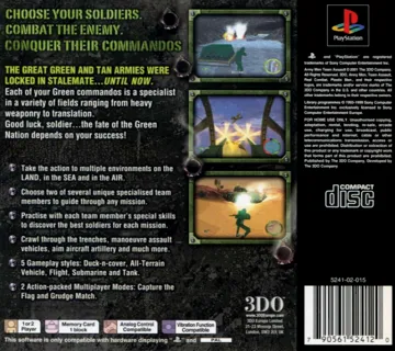 Army Men - Team Assault (EU) box cover back